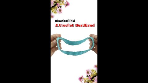 How To Make A Crochet Headband #shorts