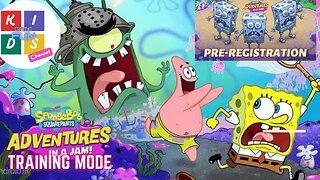 Spongebob Square pants Adventures in the jam(best funny games for children and teenagers)