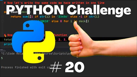 Python Challenge No - 20