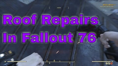 Roof Repairs In Fallout 76