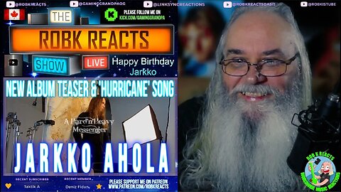 JARKKO AHOLA New Album Teaser & 'Hurricane' Song Reaction