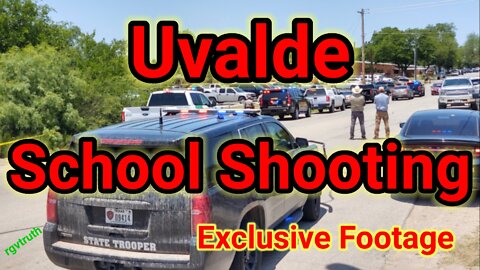 Uvalde School shooting on scene 1pm