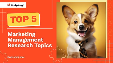 TOP-5 Marketing Management Research Topics