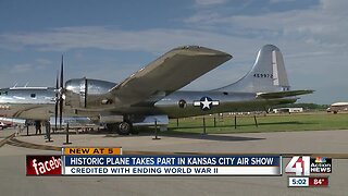 Historic plane takes part in KC Air Show