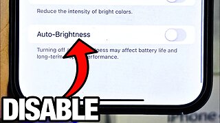 iPhone screen brightness keeps changing? (SOLVED)