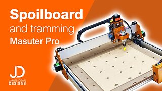 Making a spoilboard and tramming your spindle - FoxAlien Masuter Pro