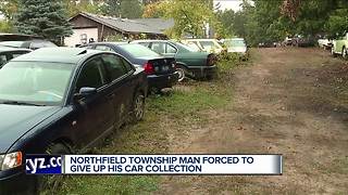 Man forced to give up his car collection