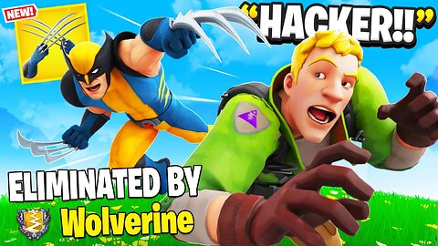 I Stream Sniped Him As BOSS Wolverine! - Fortnite