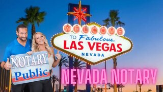 How To Be Notary Public & Non-Resident Mobile Notary In Nevada!