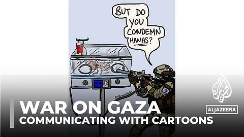 War on Gaza: Communicating with cartoons