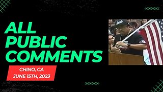 All Public Comments - CVUSD Board Meeting (06-15-2023)