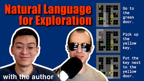 Author Interview - Improving Intrinsic Exploration with Language Abstractions