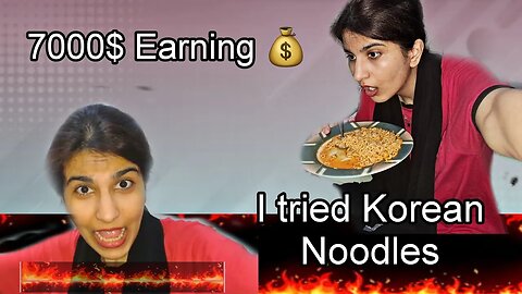 I tried Ramen Noodles 🙄😄| How much in earn in a Month from amazon | Ab sa daily vlog ayga