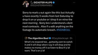 Geechi Gotti & Eazy Going At IT + Dizaster said He never Signed The NDA