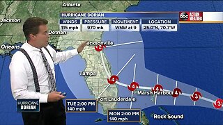 Tracking Dorian: 'Extremely dangerous' Hurricane Dorian heading for the Bahamas as category 3 storm