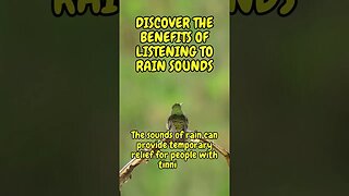 4 Surprising Benefits of Listening to Rain Sounds for Your Mind and Body #shorts #short