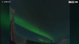 Une aurore boréale filmée en Alaska à l'aide d'une GoPro