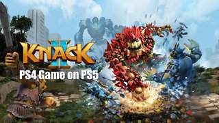 Knack 2 PS4 Game on PS5