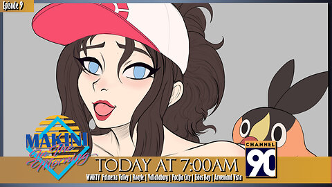 Bay and Karin Poolside: Let's Finish the Background! | Makini in the Morning | Episode 7