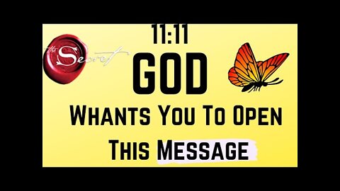 🥳11:11 urgent message from god 🦋god's message today🍀blessings🤑 miracles🎁 | Law of Attraction