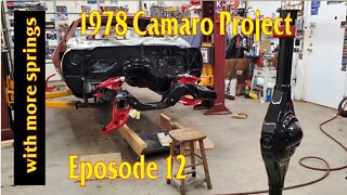 78 Camaro project part12 More suspension work