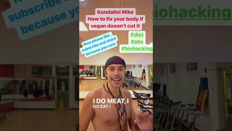 How to #fix your body if #vegan doesn’t cut it#How #fit? #Kundalini #Hack #youngdad #hot#exercise#ig