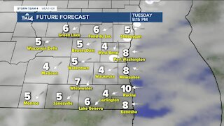 Cold temps, flurries possible Tuesday