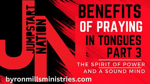 TONGUES: the Prayer that Produces SANITY.