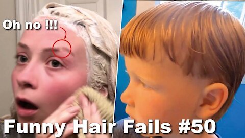 Funny Hair Fails compilation #1 - try not to laugh