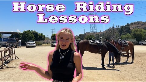 More Of My Horse Riding Lessons!! It Was Very Hot!!