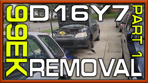 99EK Sedan Part 3: Engine & Transmission Removal Part 1