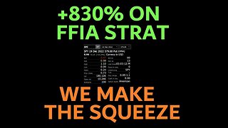 +830% ON THE FFIA OPTIONS STRAT - PROOF SHOWN - WE MAKE OUR OWN SQUEEZES $cosm $mmtlp $cei $amc :)