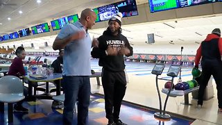 Bowling with the Packers' backfield