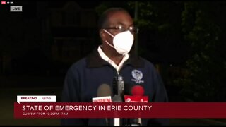 State of emergency in effect for Erie County; curfew from 10:30 p.m. to 7 a.m. due to protests