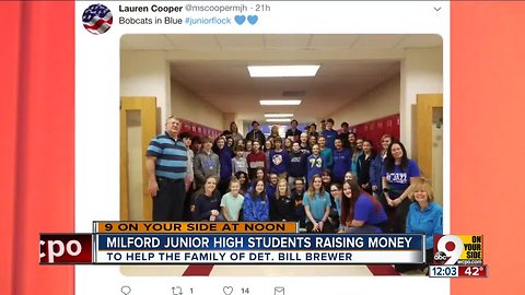 Student fundraiser for Detective Bill Brewer