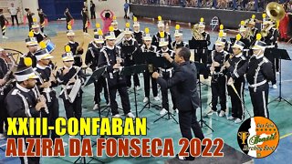 CORPORAÇÃO MUSICAL ALZIRA DA FONSECA 2022 NO CONFABAN 2022 CONCURSO DE FANFARRAS E BANDAS