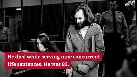 Charles Manson dead at 83