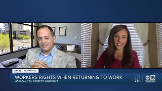 Workers rights when returning to work