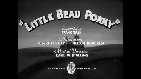 1936, 11-14, Looney Tunes, Little Beau Porky