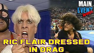 Ric Flair Dressed in Drag