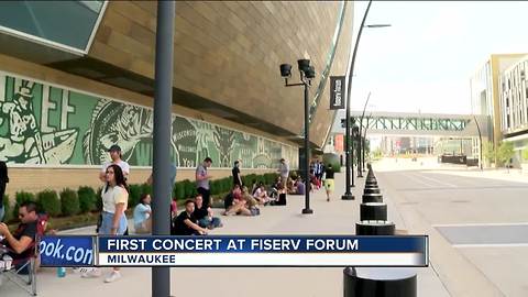 First concert takes place inside Fiserv Forum