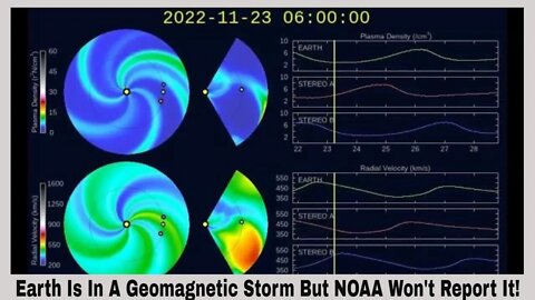 Earth Is In A Geomagnetic Storm But NOAA Won't Report It!