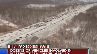 Massive crash shuts down I-75