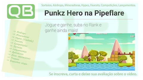 #Jogo na #PipeFlare - PUNKZ HERO - Bora se inscrever e participar