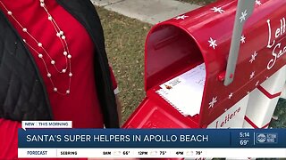 Super Santa helpers in Apollo Beach receive national attention for getting kids' letters to St. Nick