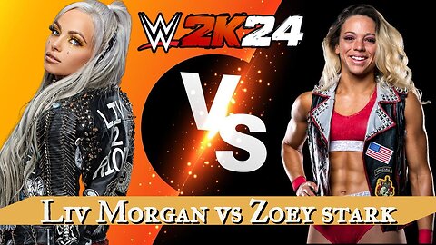 WWE 2K24 Liv Morgan vs Zoey Stark Title DEFENSE