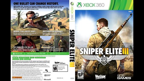 Sniper Elite III - Direto do XBOX 360