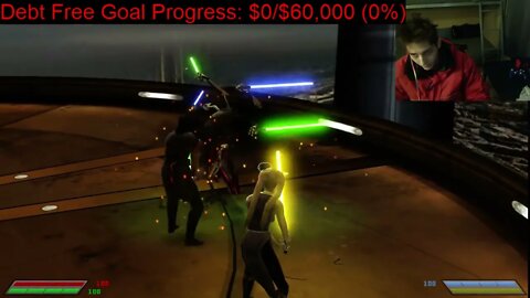 General Grievous VS Quinlan Vos In A Battle With Commentary In Star Wars Jedi Knight Jedi Academy