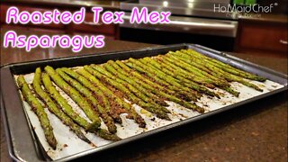 Roasted Tex Mex Asparagus | Dining In With Danielle