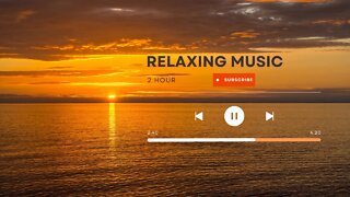 2 Hour Relaxation Music | Uplift your Spirit | Evening Beach Visual #Spiritual #Relax #Uplift